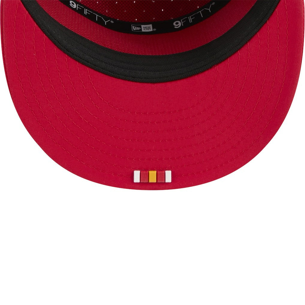 Kansas City Chiefs 2025 Sideline Split Panel 9FIFTY Snapback Hat | NFL Hot