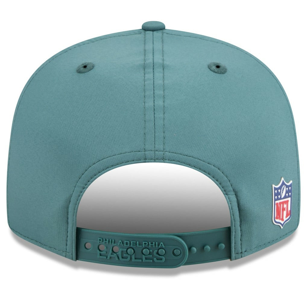 Philadelphia Eagles 2025 Sideline Split Panel 9FIFTY Snapback Hat | NFL Online
