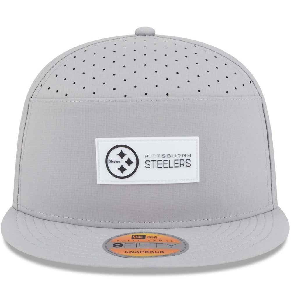 Pittsburgh Steelers 2025 Sideline Split Panel 9FIFTY Snapback Hat | NFL Discount