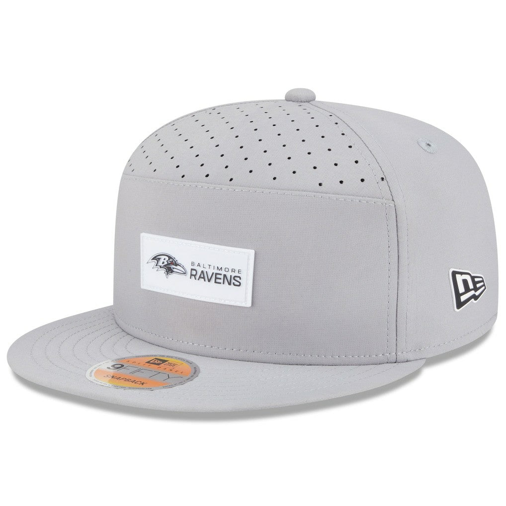 Baltimore Ravens 2025 Sideline Split Panel 9FIFTY Snapback Hat | NFL Discount