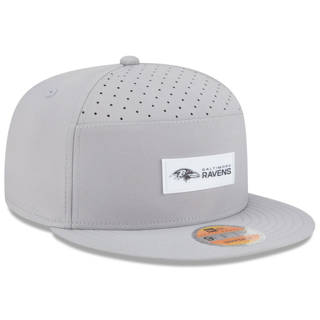Baltimore Ravens 2025 Sideline Split Panel 9FIFTY Snapback Hat | NFL Discount