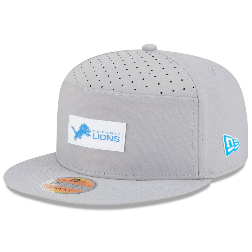 Detroit Lions 2025 Sideline Split Panel 9FIFTY Snapback Hat | NFL US