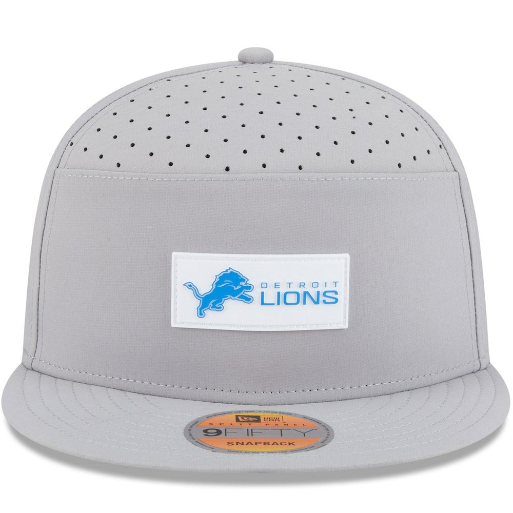 Detroit Lions 2025 Sideline Split Panel 9FIFTY Snapback Hat | NFL US