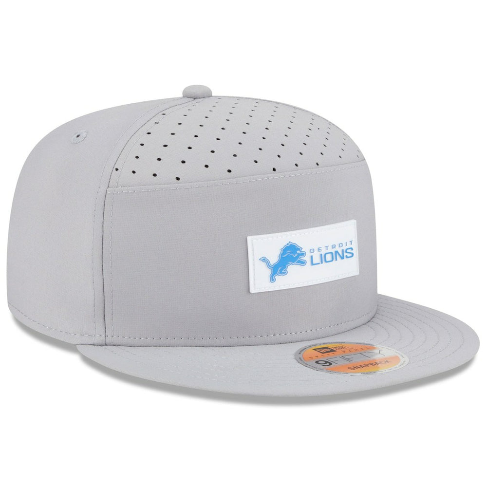 Detroit Lions 2025 Sideline Split Panel 9FIFTY Snapback Hat | NFL US