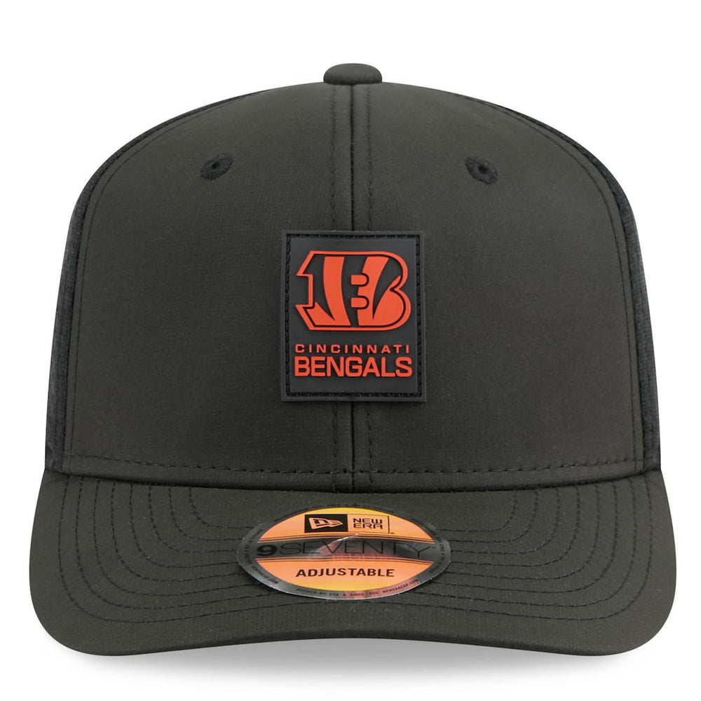 Cincinnati Bengals 2025 Sideline 9SEVENTY Trucker Adjustable Hat | NFL Outlet