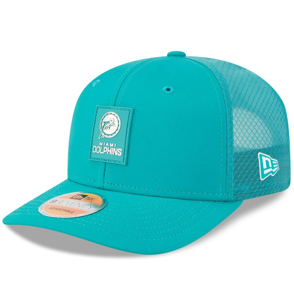 Miami Dolphins 2025 Sideline Throwback 9SEVENTY Trucker Adjustable Hat | NFL US