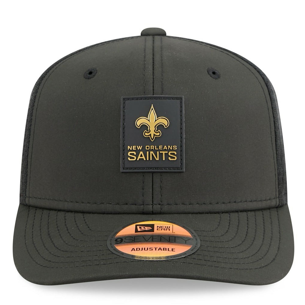 New Orleans Saints 2025 Sideline 9SEVENTY Trucker Adjustable Hat | NFL Outlet