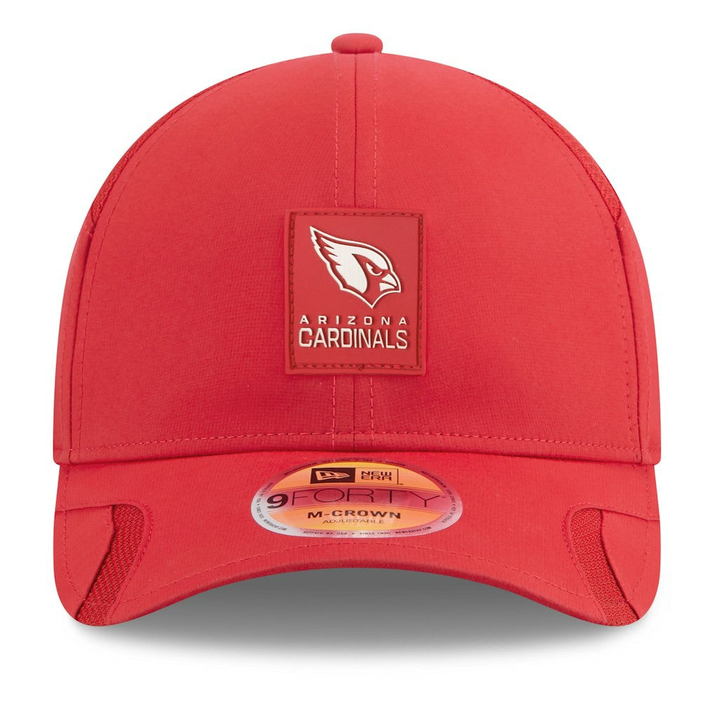 Arizona Cardinals 2025 Sideline M-Crown 9FORTY Adjustable Hat | NFL Outlet