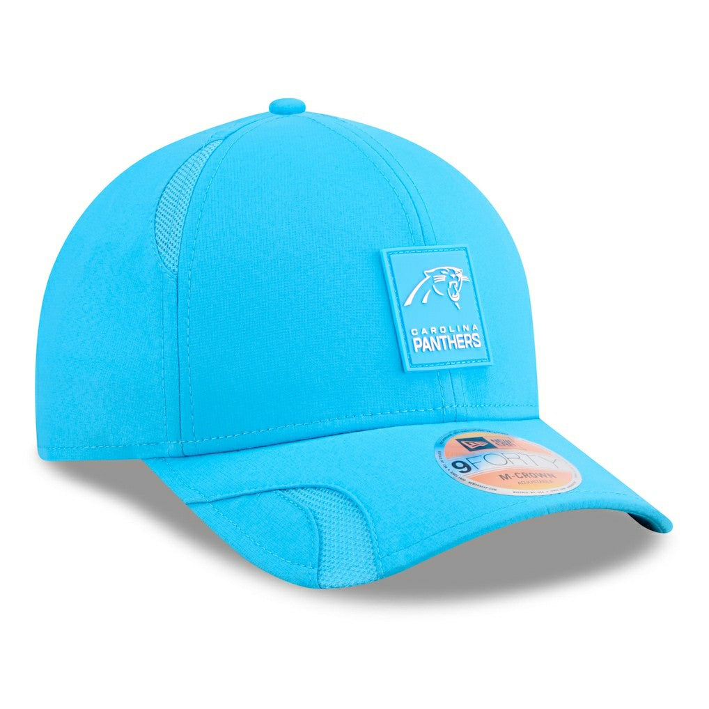 Carolina Panthers 2025 Sideline M-Crown 9FORTY Adjustable Hat | NFL Discount