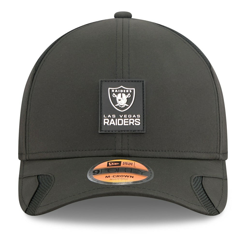 Las Vegas Raiders 2025 Sideline M-Crown 9FORTY Adjustable Hat | NFL Outlet