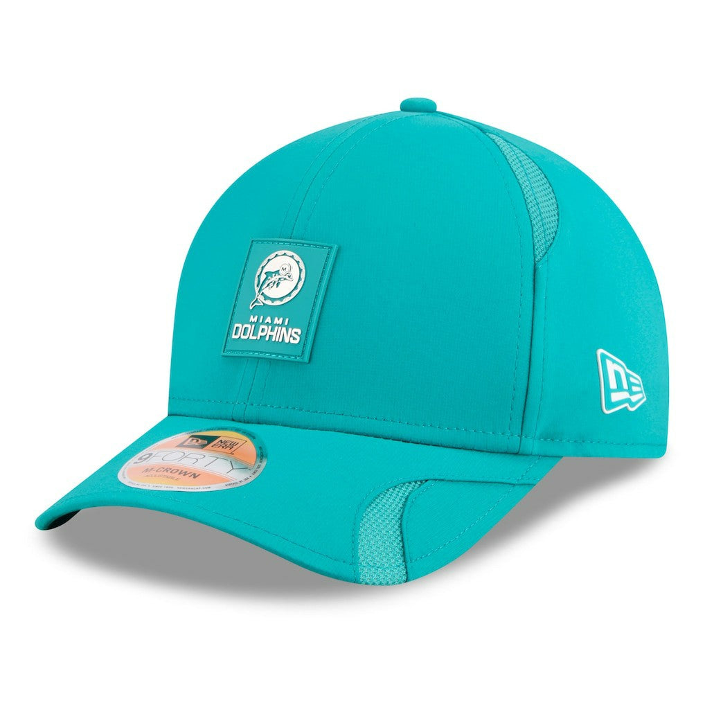 Miami Dolphins 2025 Sideline Throwback M-Crown 9FORTY Adjustable Hat | NFL Near me