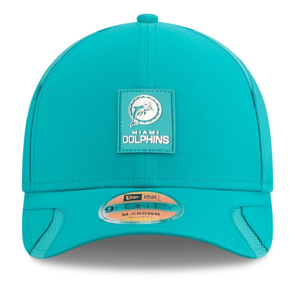 Miami Dolphins 2025 Sideline Throwback M-Crown 9FORTY Adjustable Hat | NFL Near me