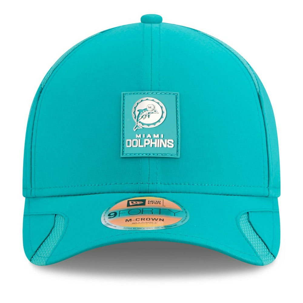 Miami Dolphins 2025 Sideline Throwback M-Crown 9FORTY Adjustable Hat | NFL Near me
