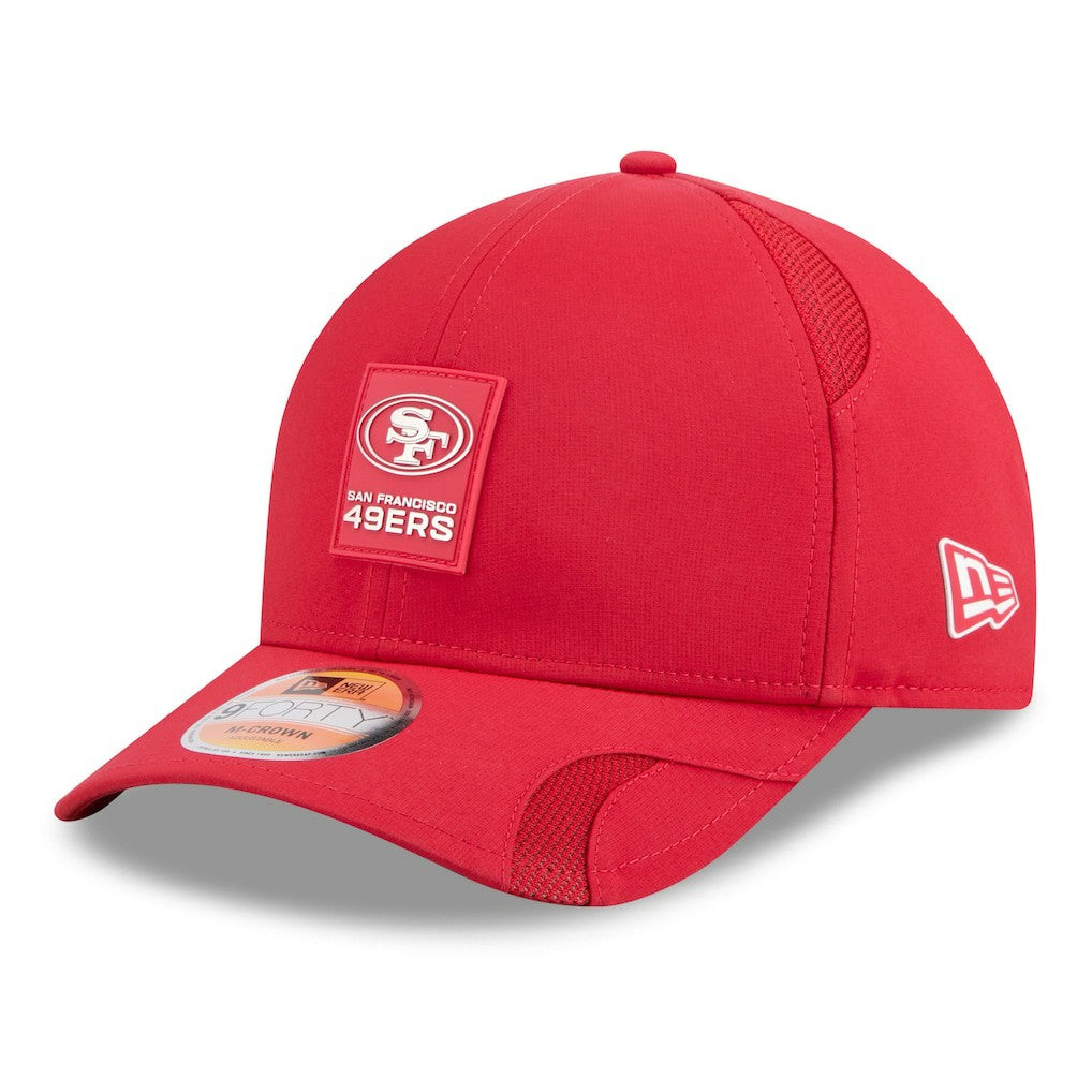 San Francisco 49ers 2025 Sideline M-Crown 9FORTY Adjustable Hat | NFL Discount