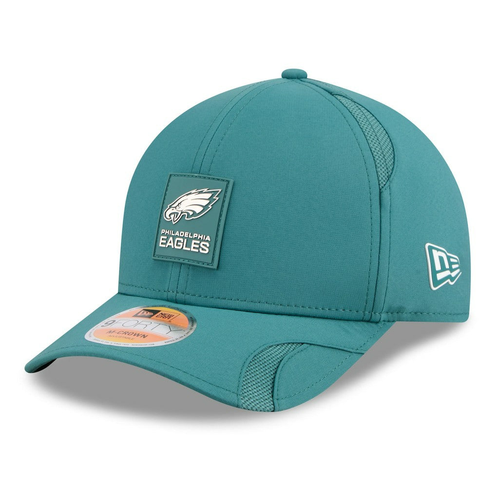 Philadelphia Eagles 2025 Sideline M-Crown 9FORTY Adjustable Hat | NFL Sale