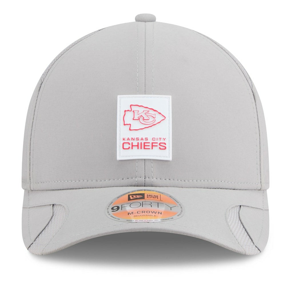Kansas City Chiefs 2025 Sideline M-Crown 9FORTY Adjustable Hat | NFL On sale