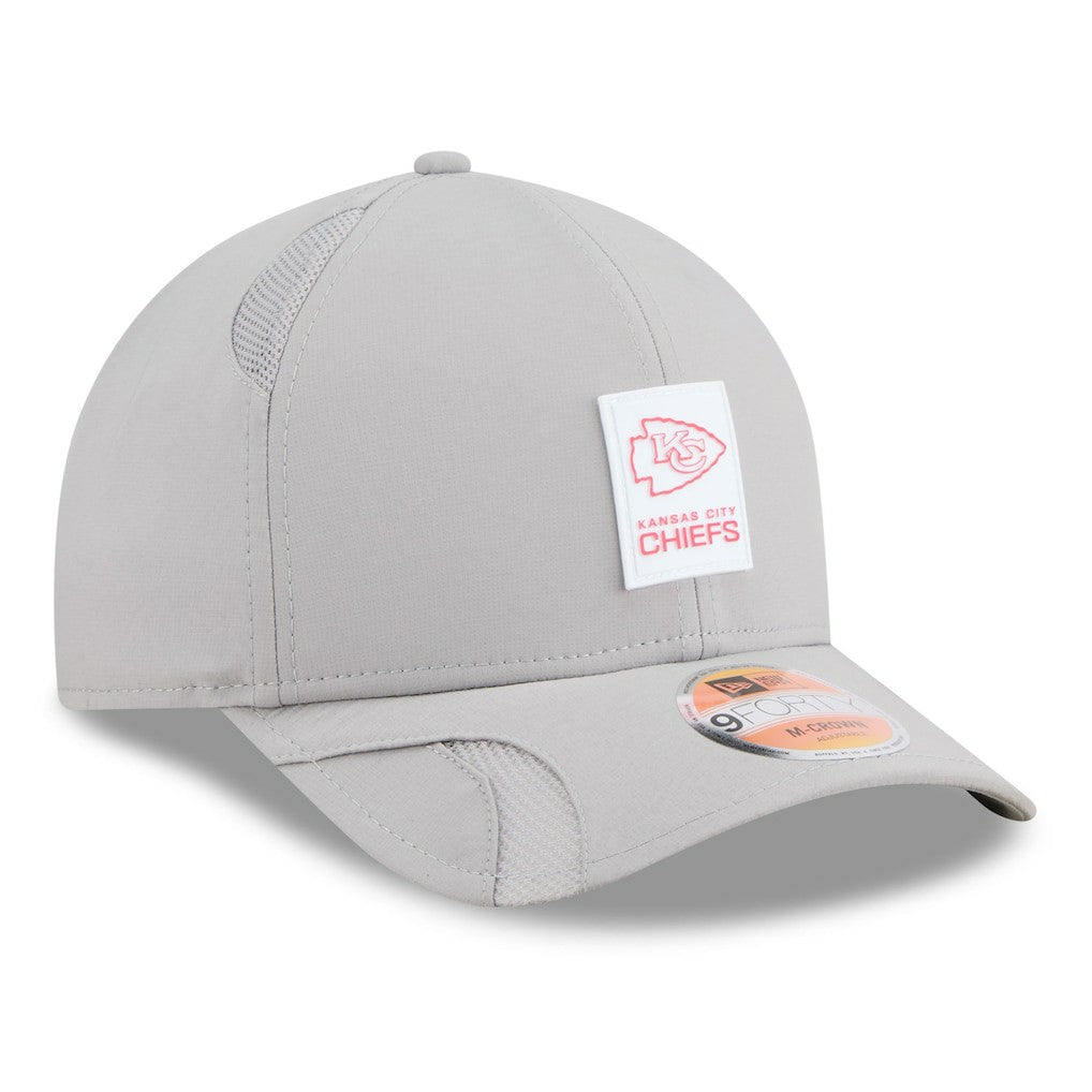 Kansas City Chiefs 2025 Sideline M-Crown 9FORTY Adjustable Hat | NFL On sale