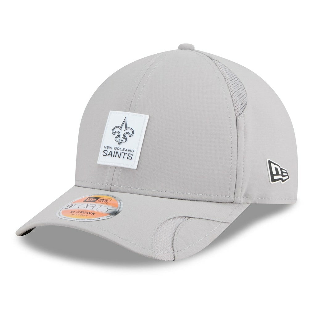 New Orleans Saints 2025 Sideline M-Crown 9FORTY Adjustable Hat | NFL Online