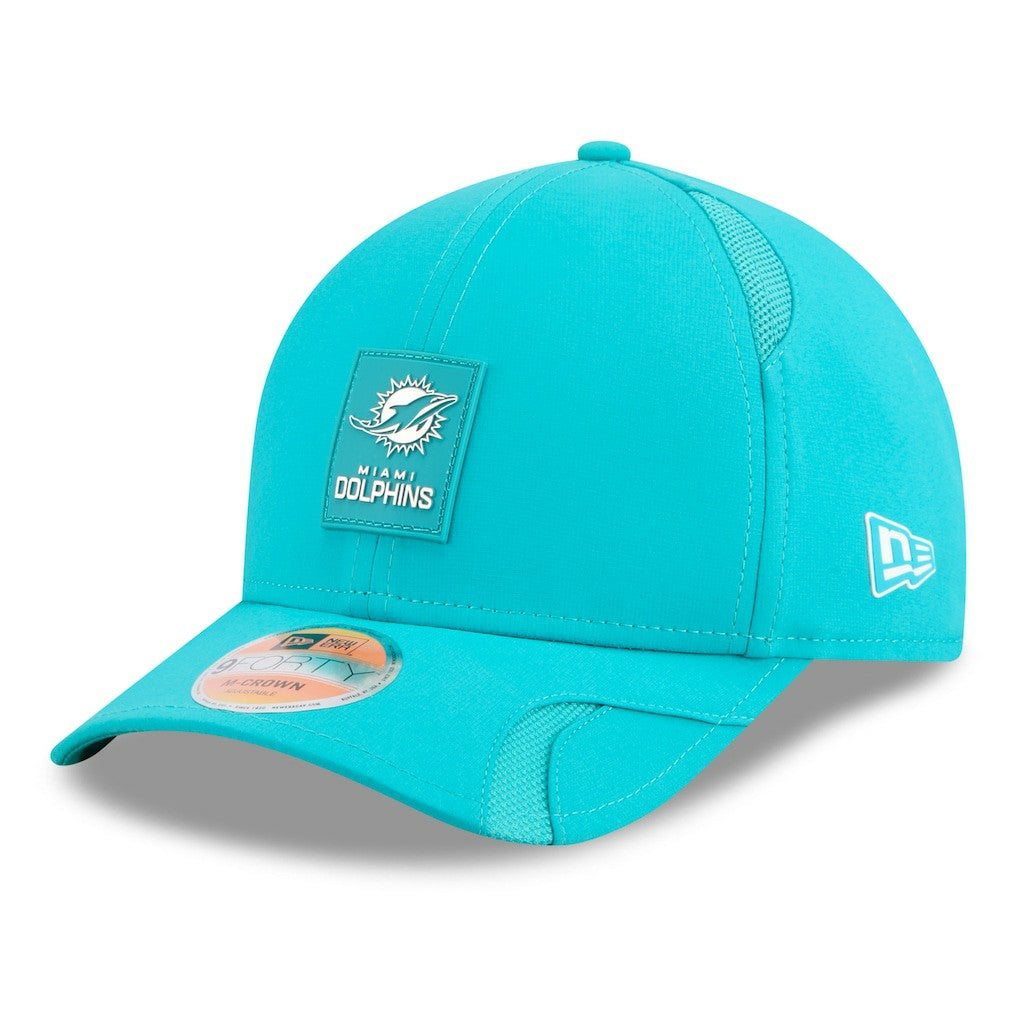 Miami Dolphins Youth 2025 Sideline 9FORTY Adjustable Hat | NFL Hot