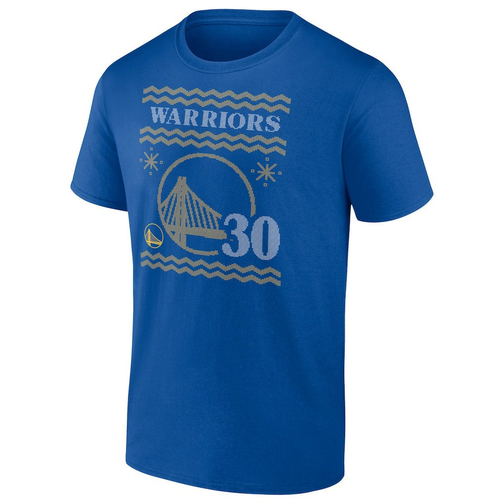 Royal Stephen Curry Golden State Warriors Ugly Sweater Name & Number T-Shirt sale | NBA