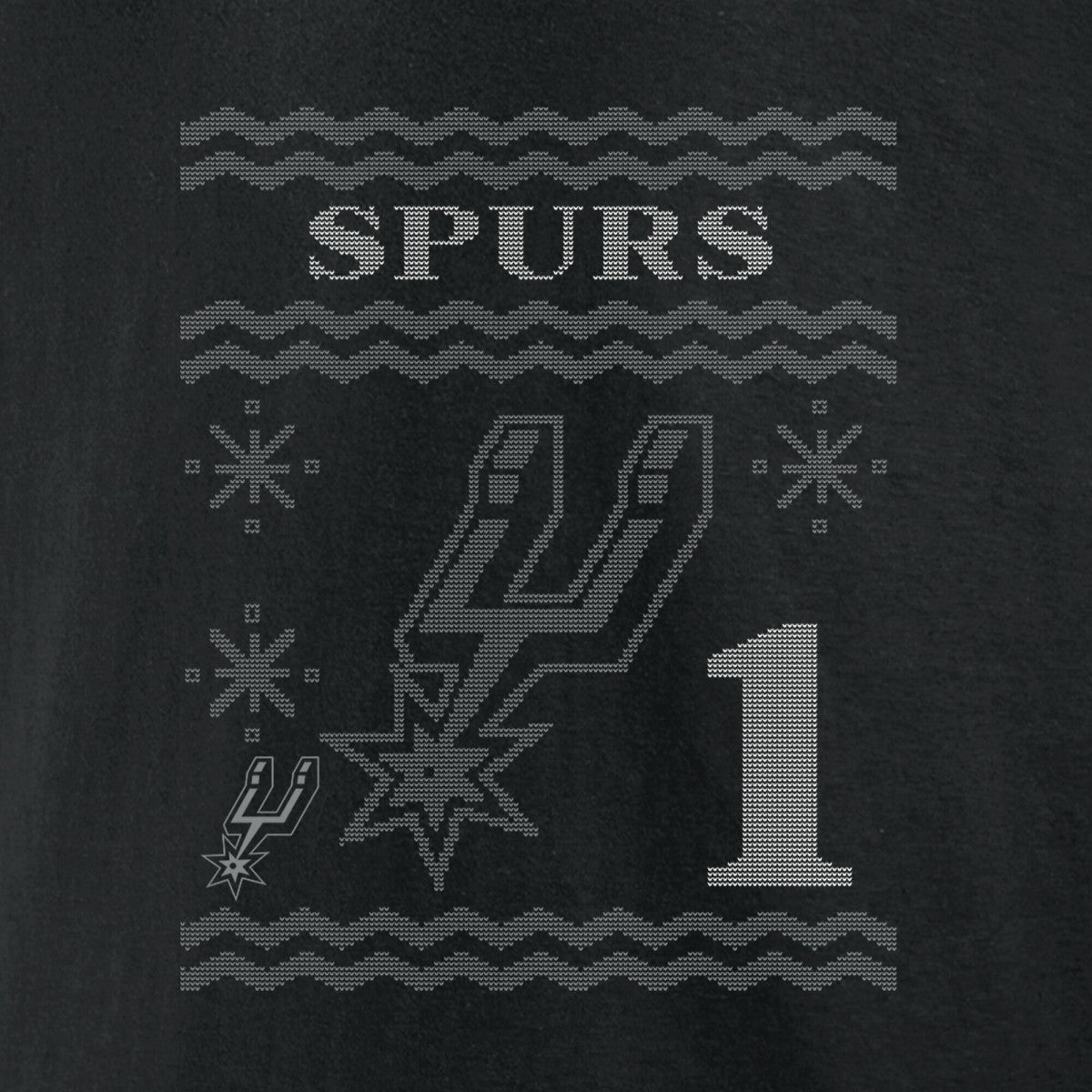 Black Victor Wembanyama San Antonio Spurs Ugly Sweater Name & Number T-Shirt | NBA