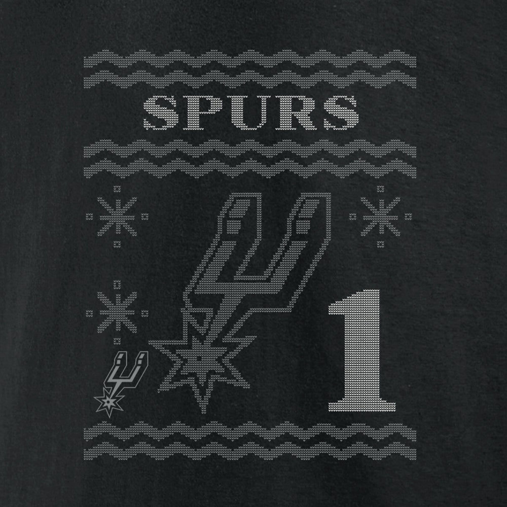 Black Victor Wembanyama San Antonio Spurs Ugly Sweater Name & Number T-Shirt | NBA