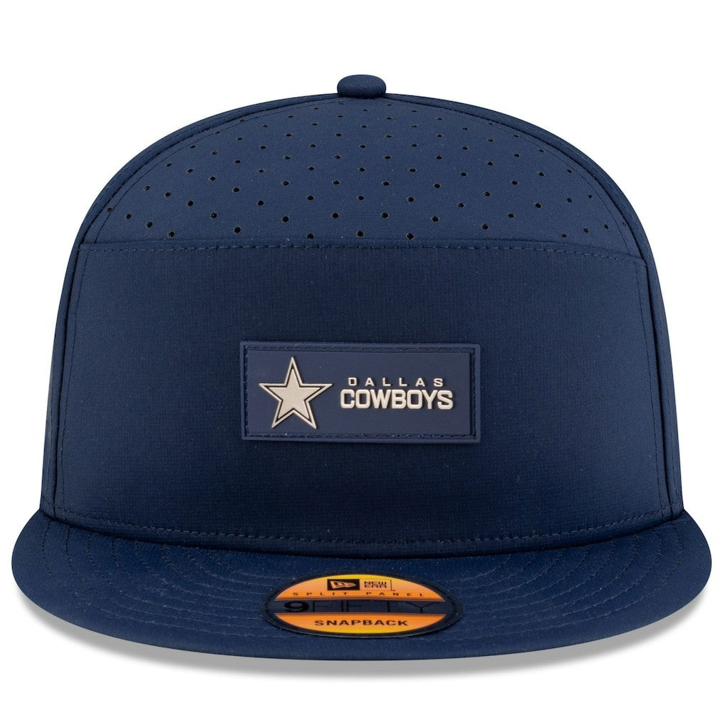 Dallas Cowboys 2025 Sideline Split Panel 9FIFTY Snapback Hat | NFL Hot