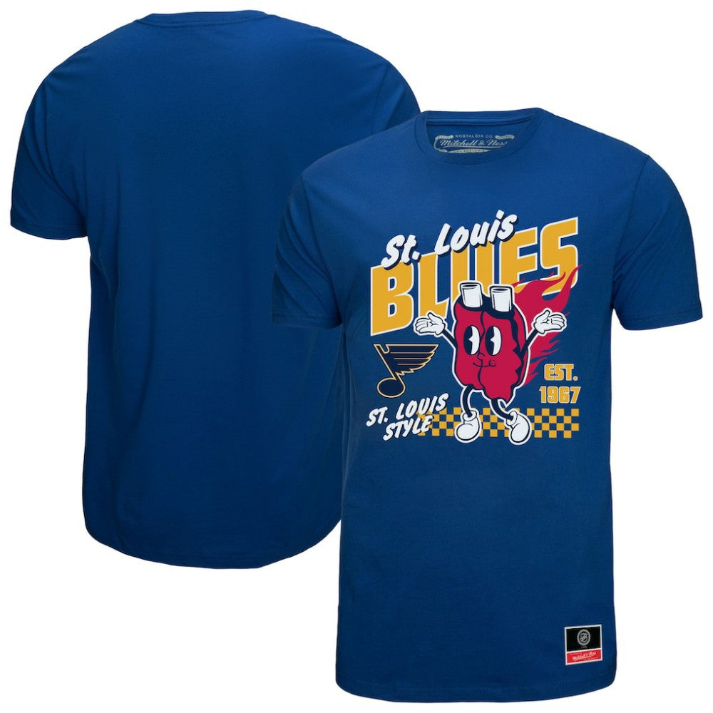 St. Louis Blues Mitchell & Ness Local Food T-Shirt -  NHL T-shirts