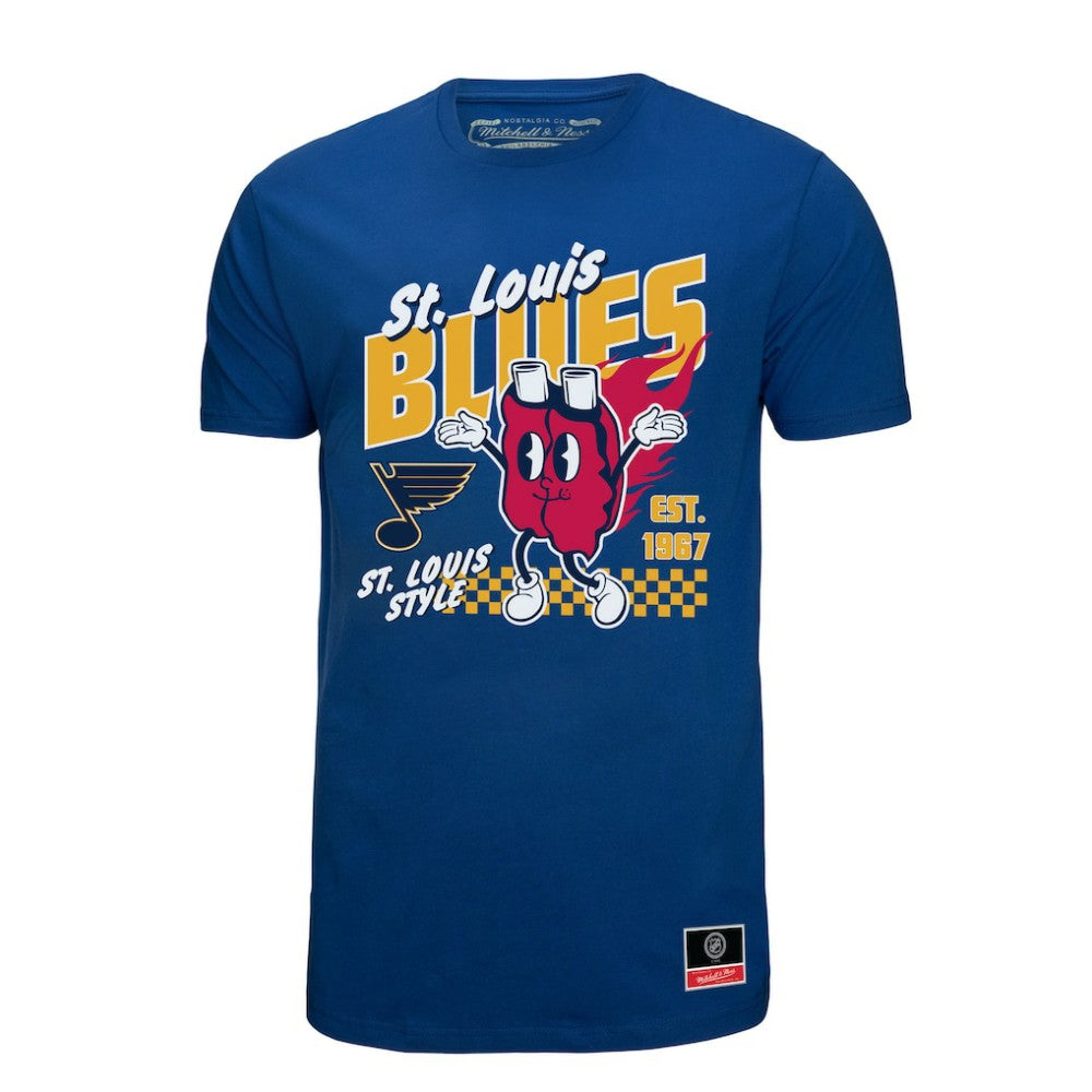St. Louis Blues Mitchell & Ness Local Food T-Shirt -  NHL T-shirts