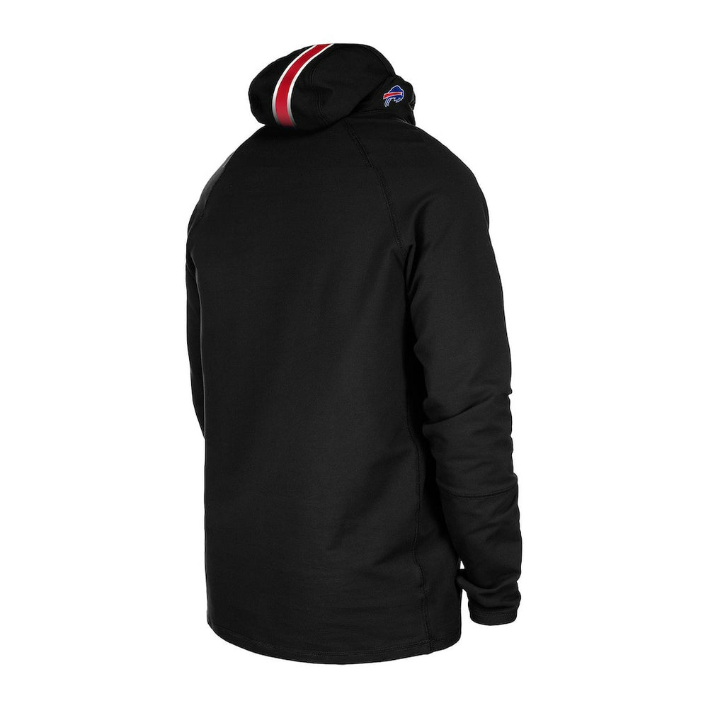 Buffalo Bills Functional Fandom Balaclava Helmet Stripe Tri-Blend Hoodie | NFL Discount