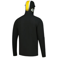 Green Bay Packers Functional Fandom Balaclava Helmet Stripe Tri-Blend Hoodie | NFL Online