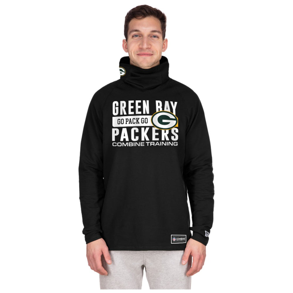 Green Bay Packers Functional Fandom Balaclava Helmet Stripe Tri-Blend Hoodie | NFL Online