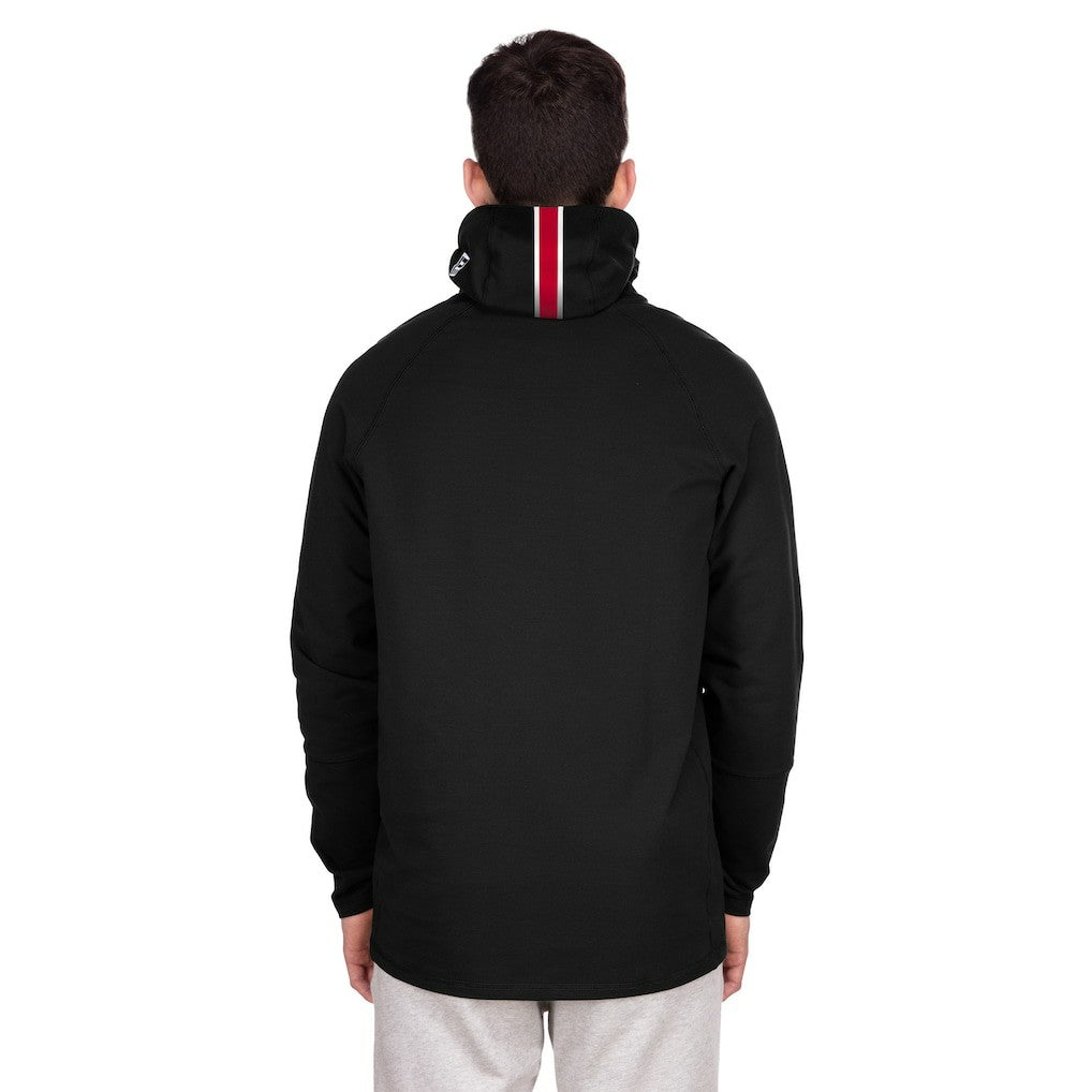 New York Giants Functional Fandom Balaclava Helmet Stripe Tri-Blend Hoodie | NFL Outlet
