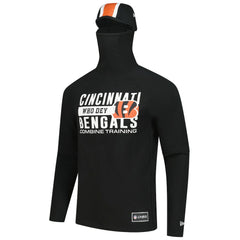Cincinnati Bengals Functional Fandom Balaclava Helmet Stripe Tri-Blend Hoodie | NFL US