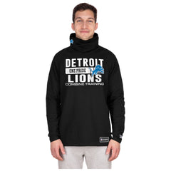Detroit Lions Functional Fandom Balaclava Helmet Stripe Tri-Blend Hoodie | NFL Online