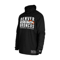 Denver Broncos Functional Fandom Balaclava Helmet Stripe Tri-Blend Hoodie | NFL Hot