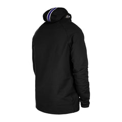 Baltimore Ravens Functional Fandom Balaclava Helmet Stripe Tri-Blend Hoodie | NFL Discount