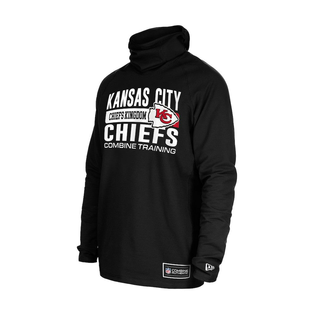 Kansas City Chiefs Functional Fandom Balaclava Helmet Stripe Tri-Blend Hoodie | NFL Hot