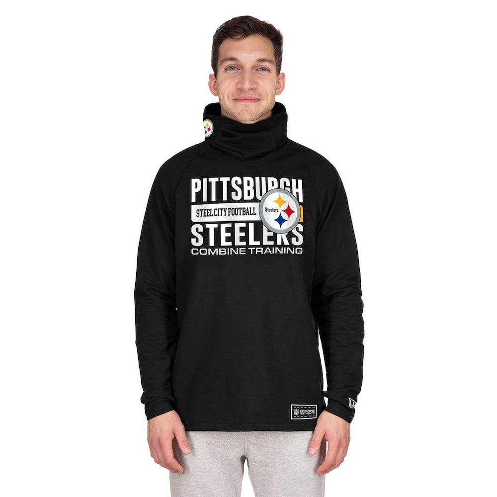 Pittsburgh Steelers Functional Fandom Balaclava Helmet Stripe Tri-Blend Hoodie | NFL On sale