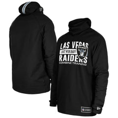 Las Vegas Raiders Functional Fandom Balaclava Helmet Stripe Tri-Blend Hoodie | NFL Online