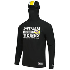 Minnesota Vikings Functional Fandom Balaclava Helmet Stripe Tri-Blend Hoodie | NFL Sale