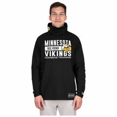 Minnesota Vikings Functional Fandom Balaclava Helmet Stripe Tri-Blend Hoodie | NFL Sale