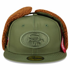 San Francisco 49ers x Alpha Industries Dog Ears 59FIFTY Fitted Hat | NFL New