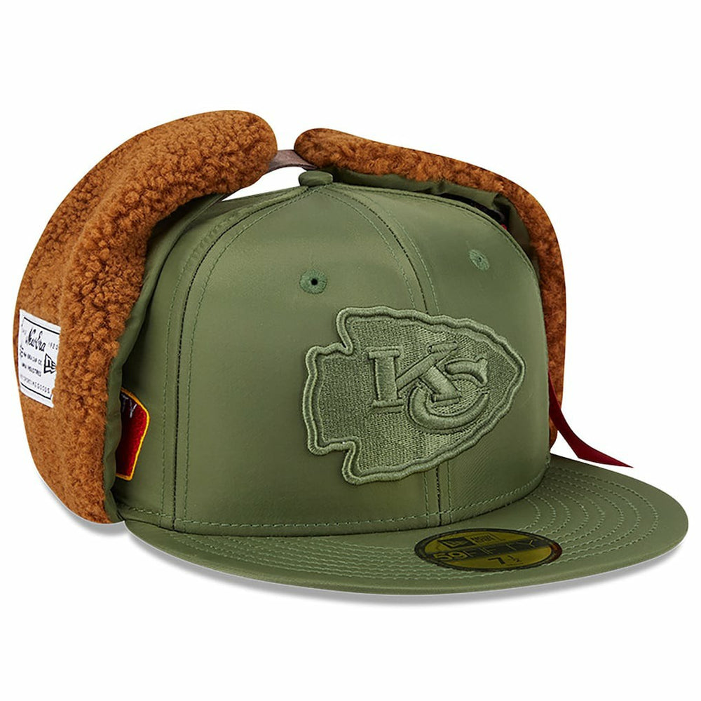 Kansas City Chiefs x Alpha Industries Dog Ears 59FIFTY Fitted Hat | NFL On sale