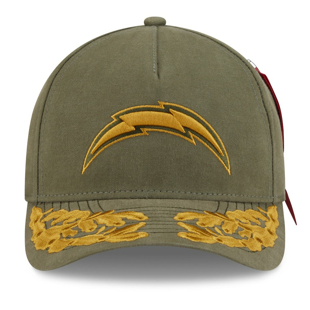 Los Angeles Chargers x Alpha Industries A-Frame 9FORTY Adjustable Hat | NFL Discount