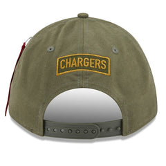 Los Angeles Chargers x Alpha Industries A-Frame 9FORTY Adjustable Hat | NFL Discount