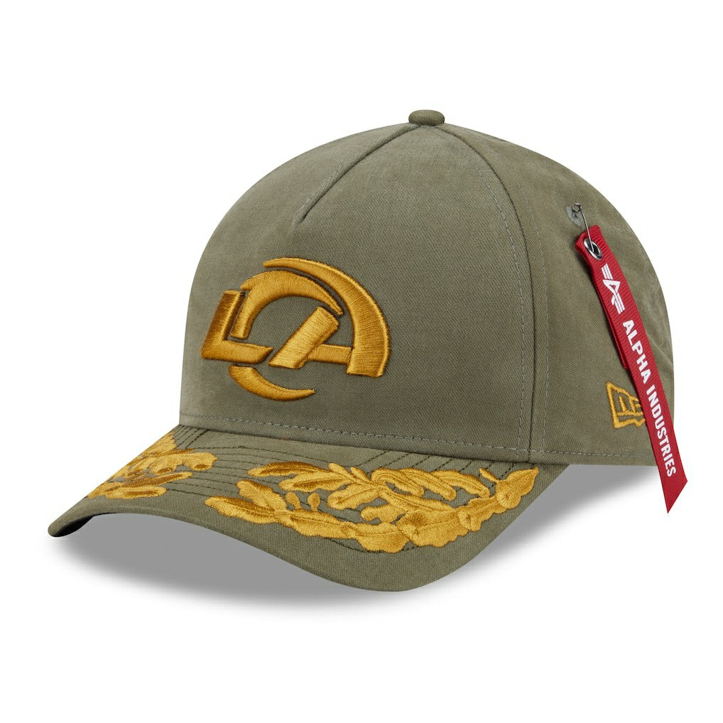 Los Angeles Rams x Alpha Industries A-Frame 9FORTY Adjustable Hat | NFL Near me