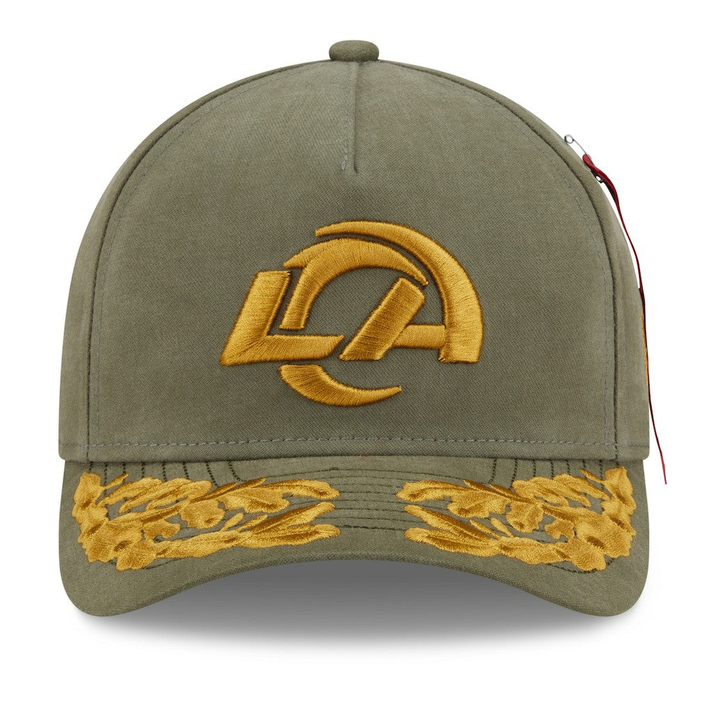 Los Angeles Rams x Alpha Industries A-Frame 9FORTY Adjustable Hat | NFL Near me