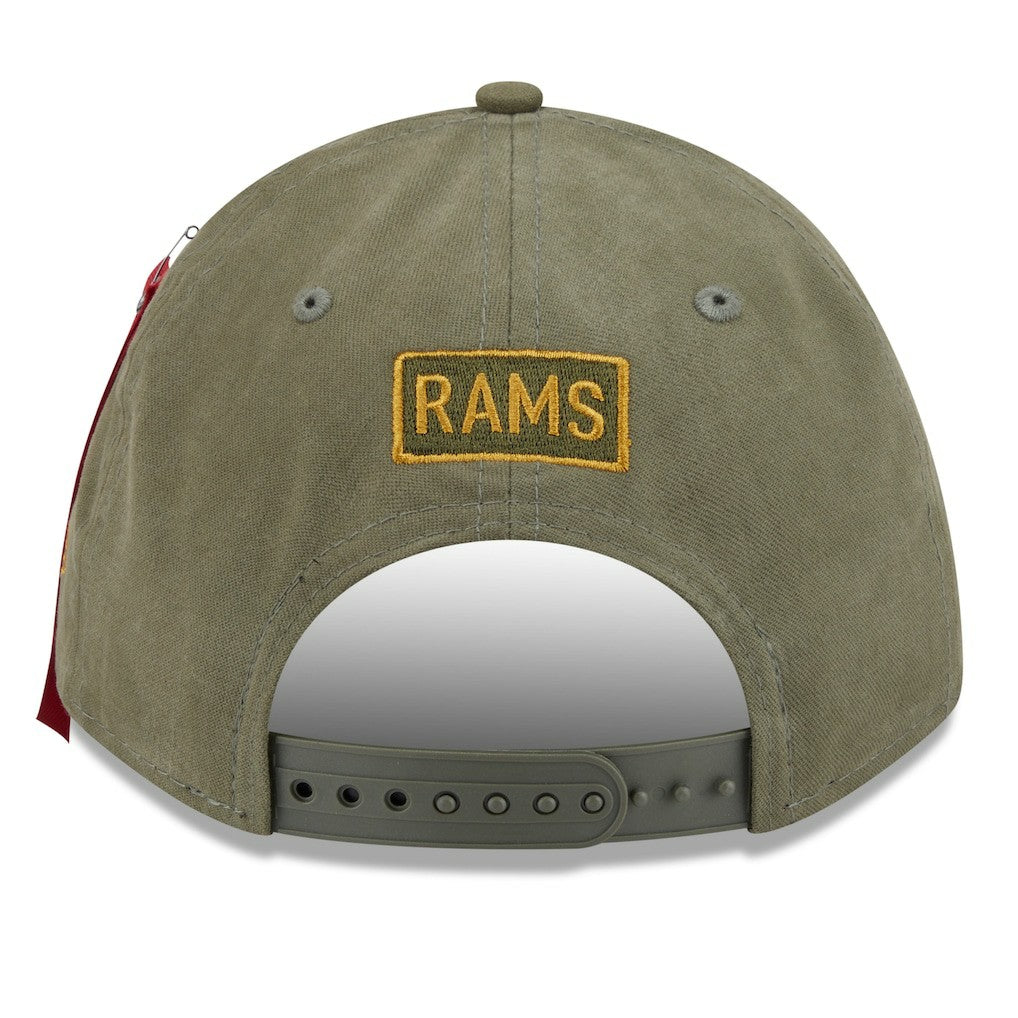 Los Angeles Rams x Alpha Industries A-Frame 9FORTY Adjustable Hat | NFL Near me