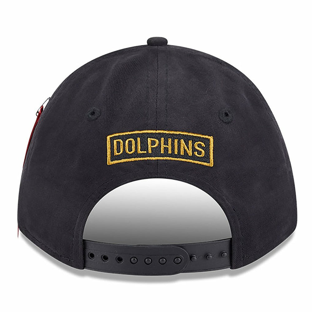 Miami Dolphins x Alpha Industries A-Frame 9FORTY Adjustable Hat | NFL Discount